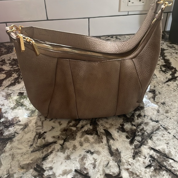 Hammitt Morgan grey natural shoulder crossbody bag - Picture 5 of 6